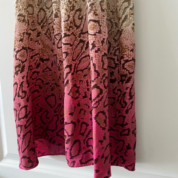 Parker 100% Silk Sleeveless Hombre Dress - Picture 4 of 7